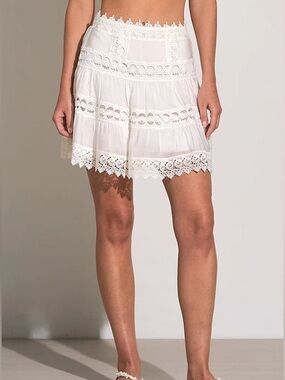 Elan Kahula Skirt in White